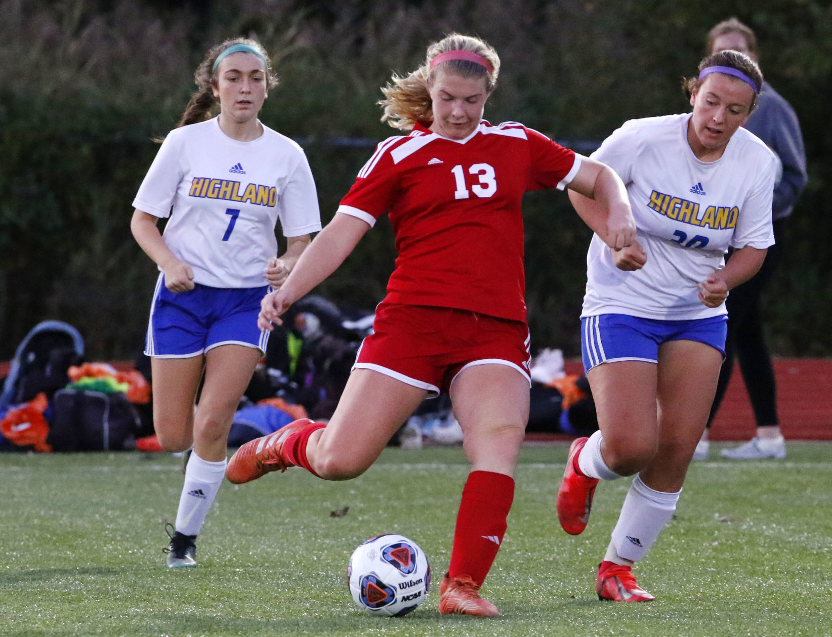 Gallery: 3A girls soccer sectional: Munster vs. Highland